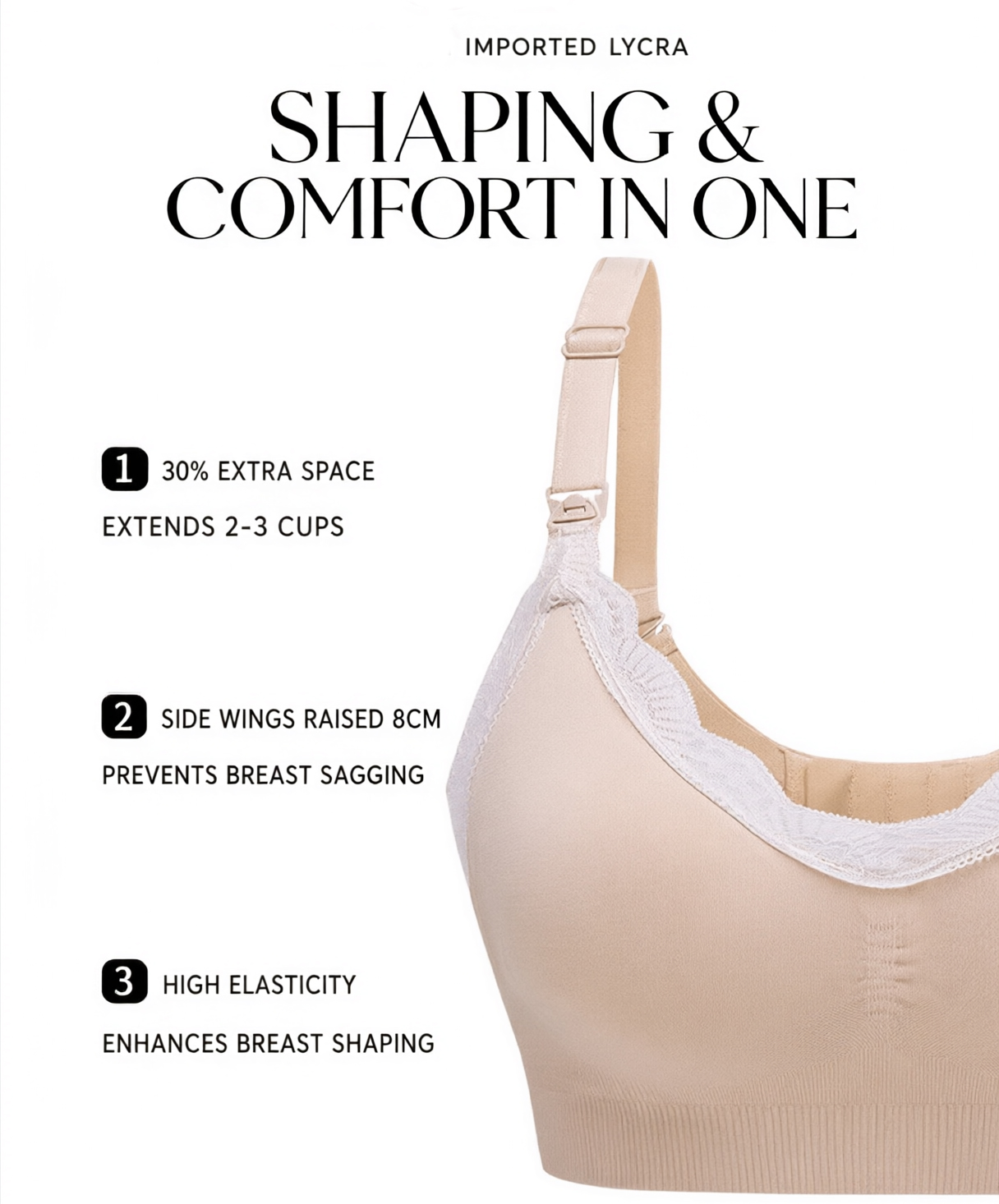 Lace Seamless Nursing Bra, Wir - đánh giá và giá Nursing Bra Sleep