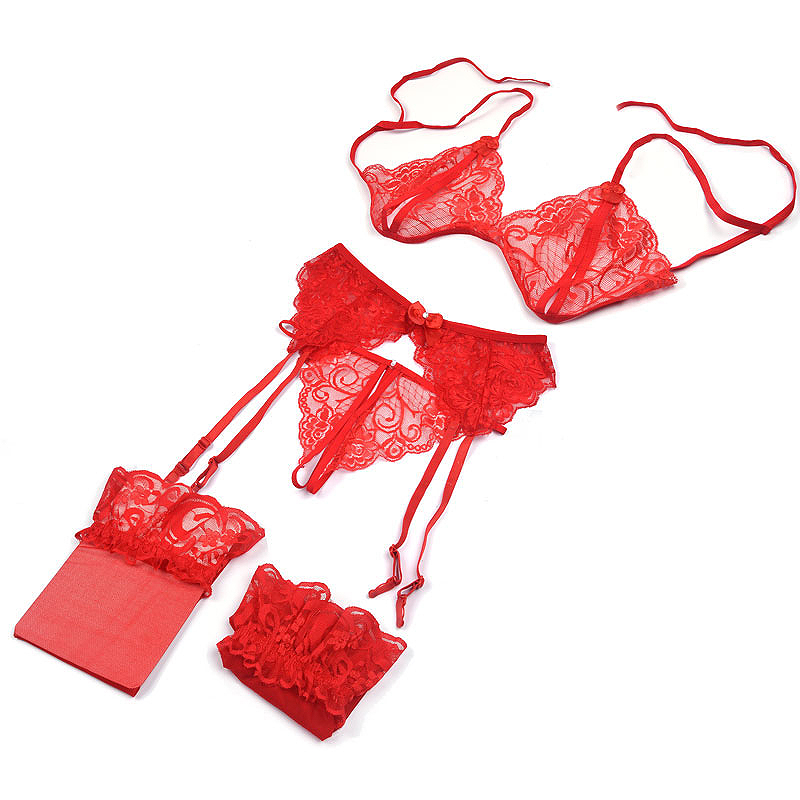 1 Set Women's Lace Lingerie, S - đánh giá và giá Garter Belt Set