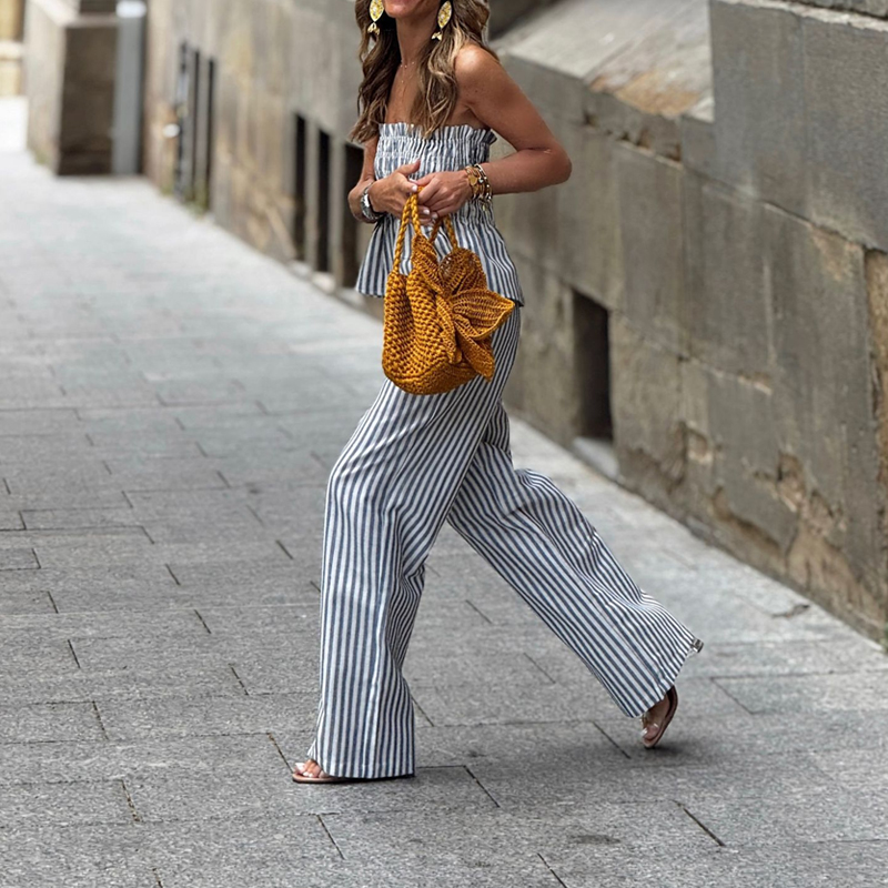Spring Summer Striped Print Ho - đánh giá và giá Strapless Bra Backless