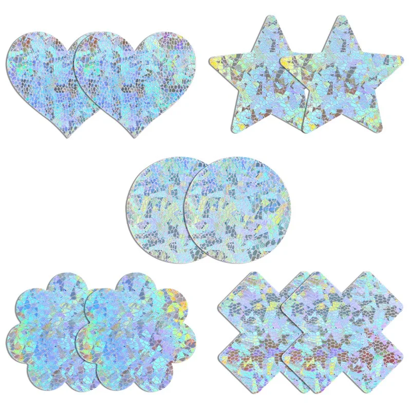5 Pairs Glitters Pasties Nippl - đánh giá và giá Nipple Cover Pasties